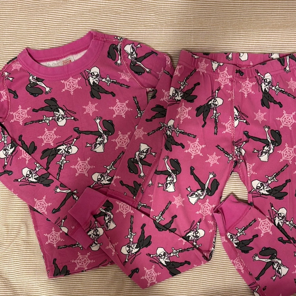 Kids Hanna Andersson Pajamas with Ghost Spider Print